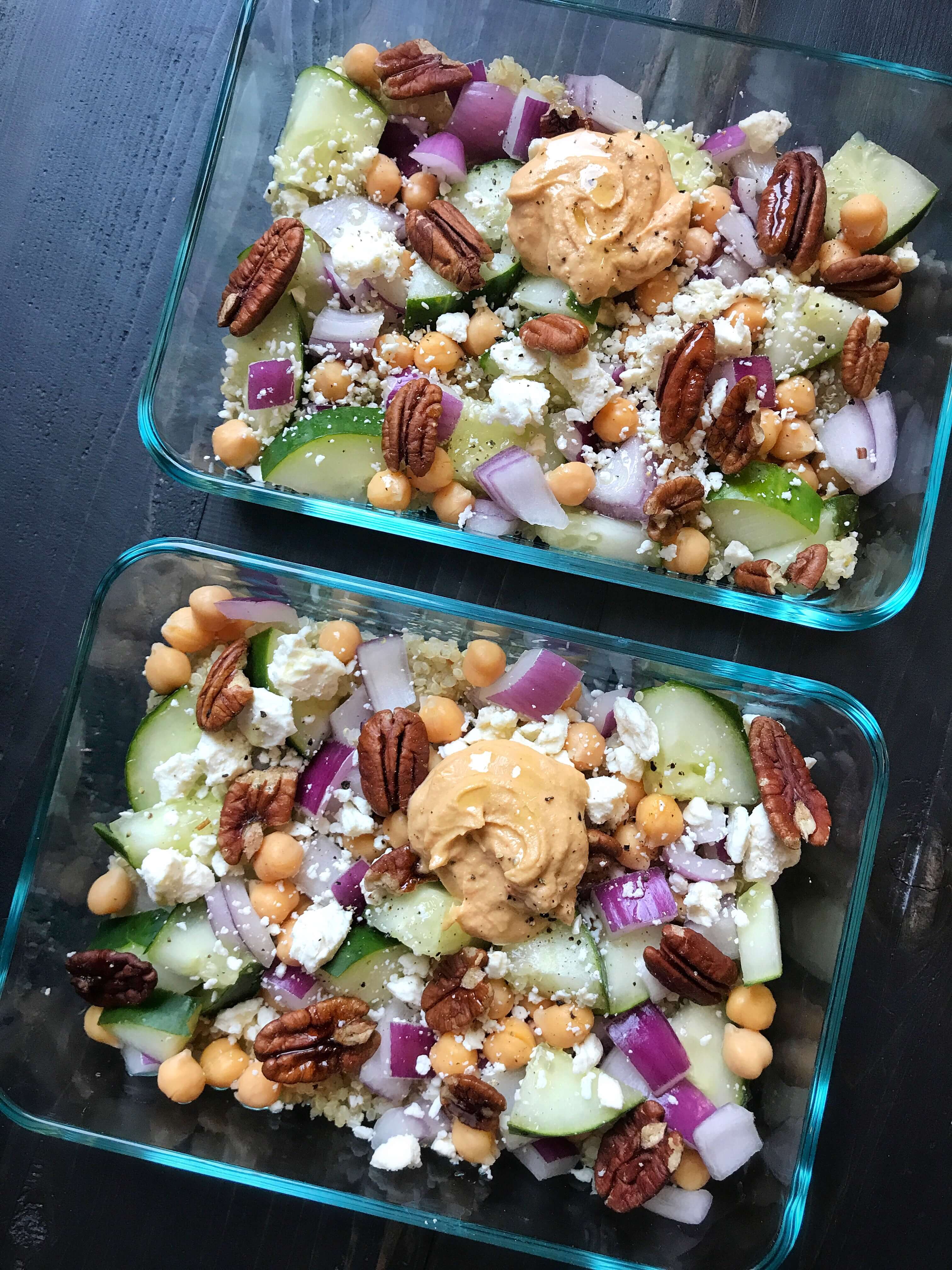 Meal Prep Mediterranean Quinoa Bowls