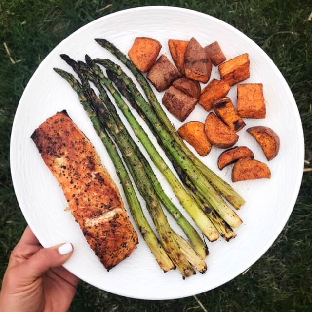 pan-seared salmon 