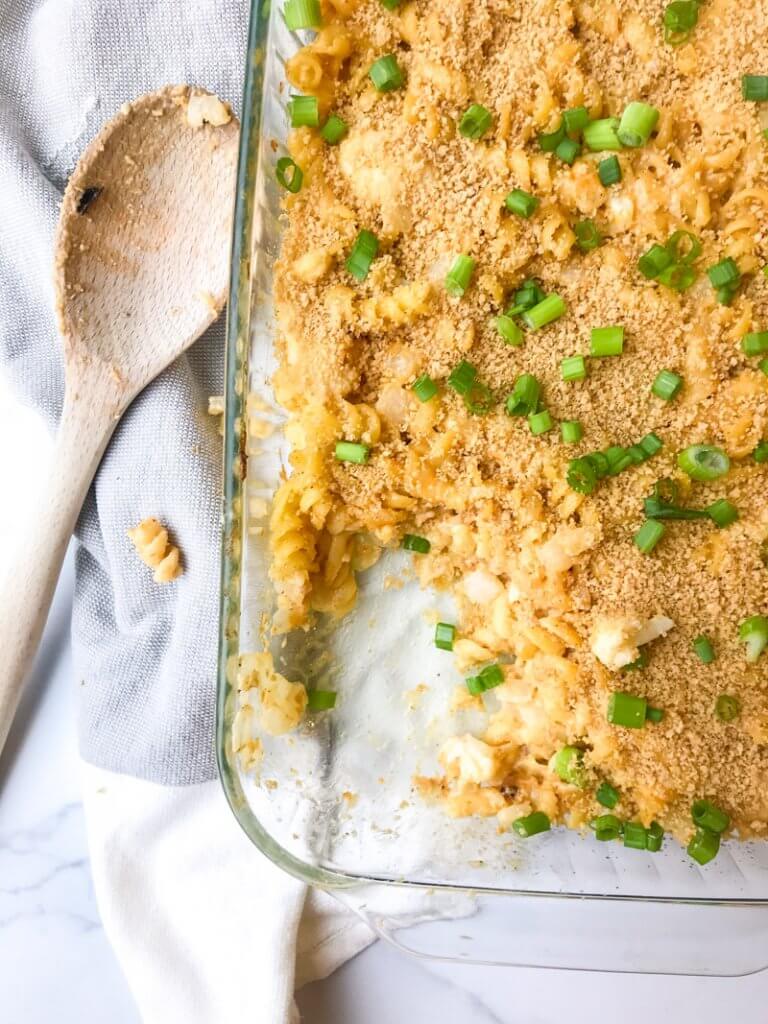 baked mac & cheese, food photography