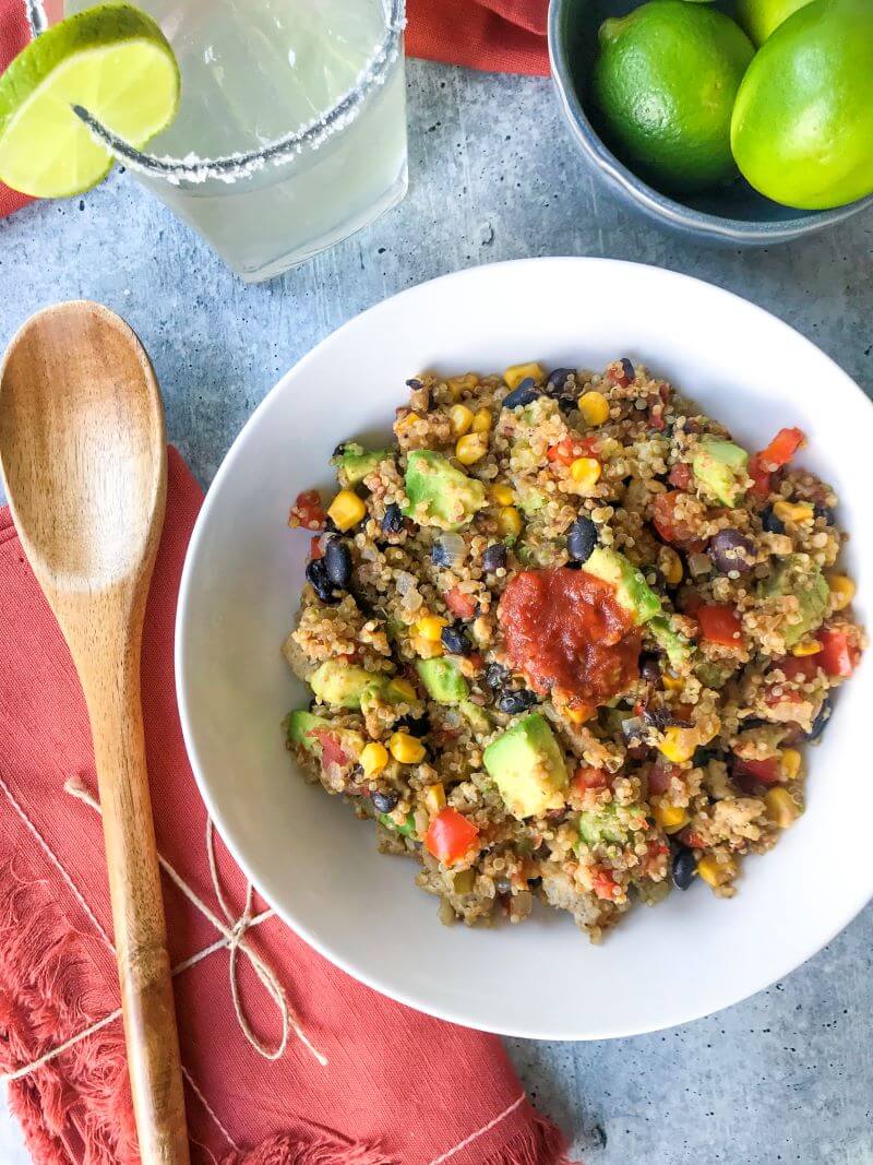 Mexican Veggie Quinoa with Chicken