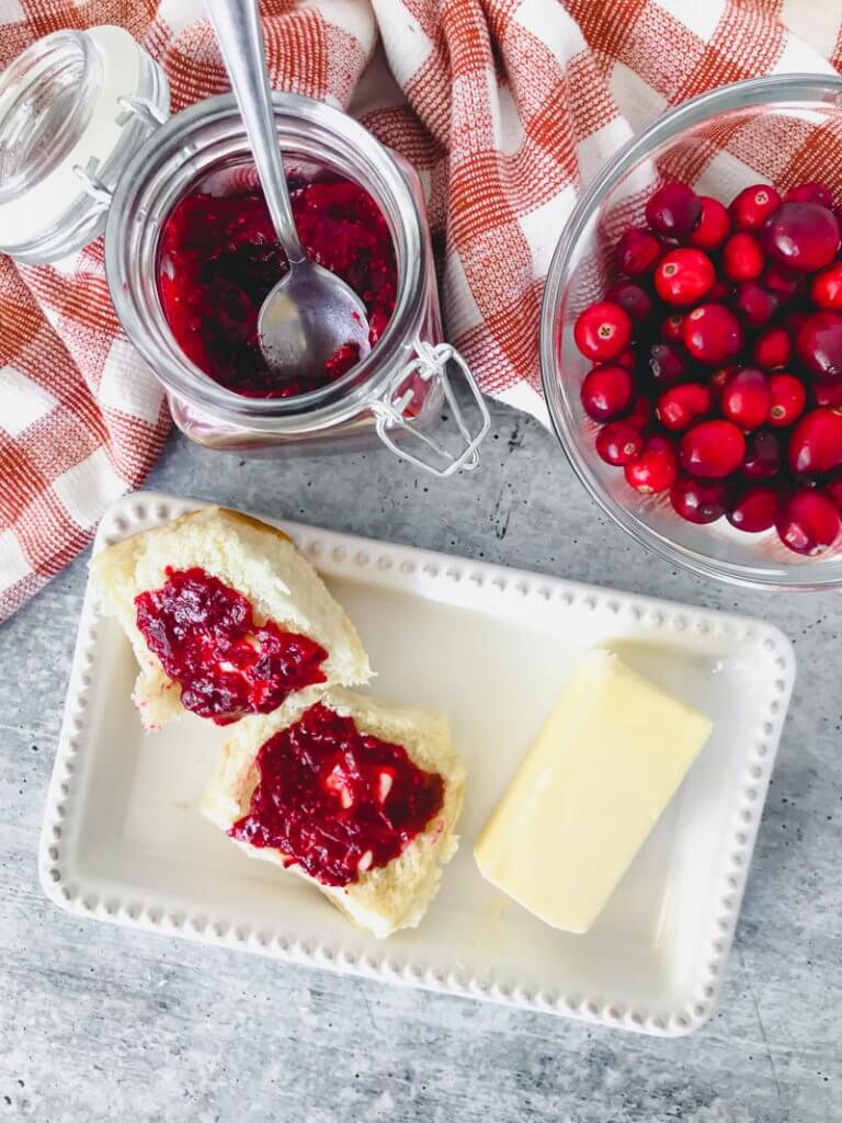 homemade cranberry jam 