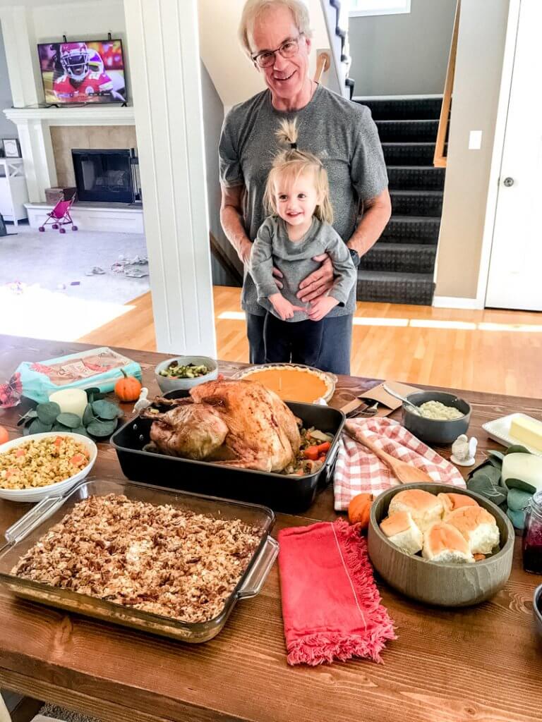 thanksgiving spread; ALDI recipes, family 