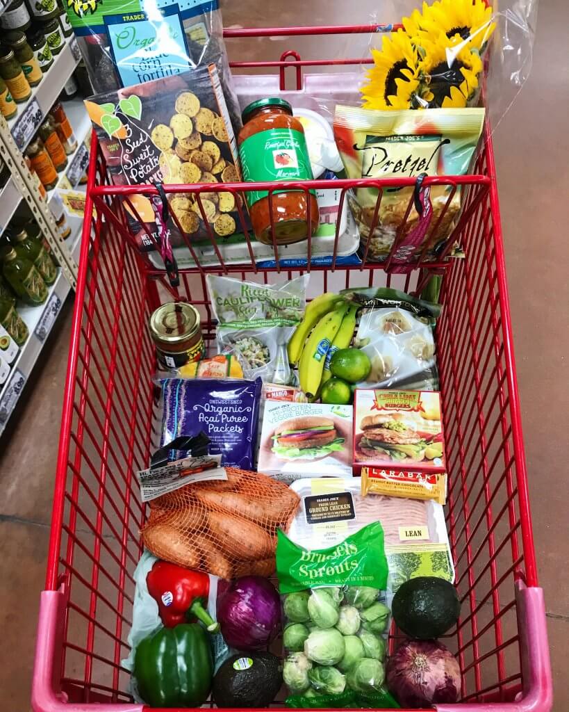 healthy trader joe's favorites grocery haul