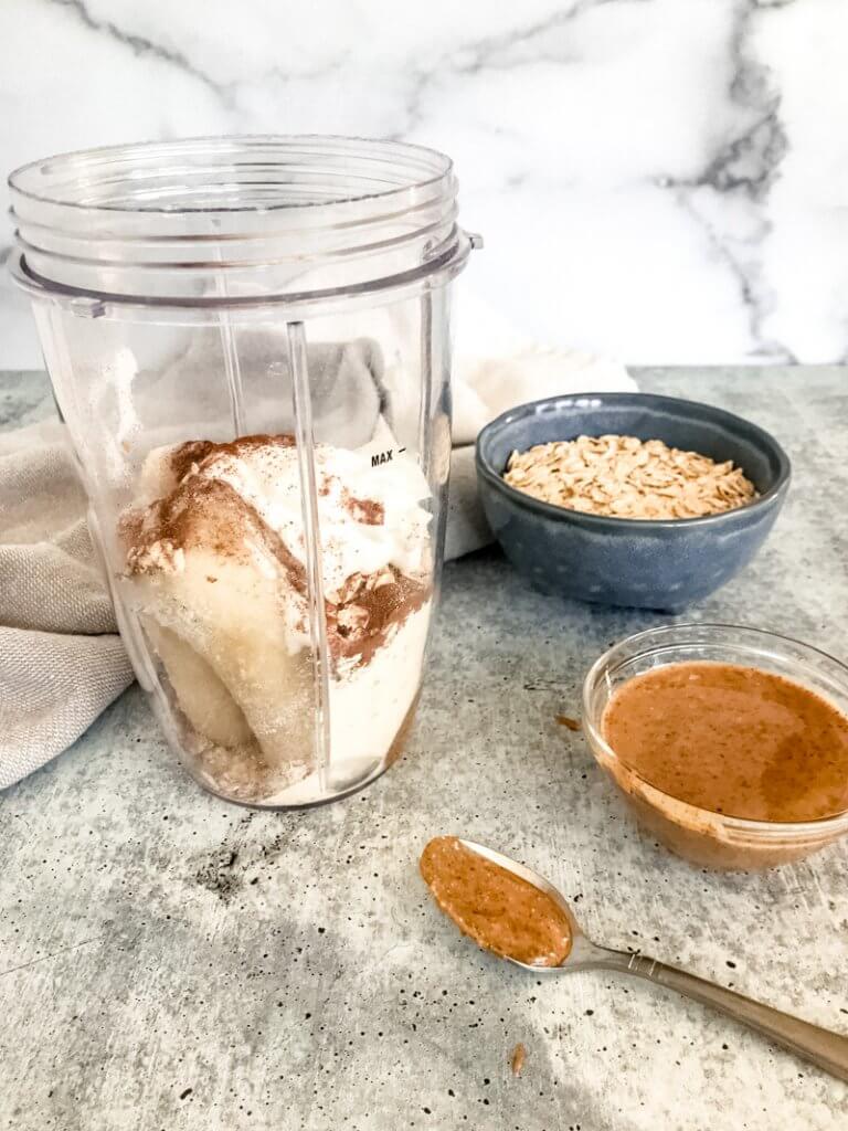 peanut butter banana smoothie ingredients  