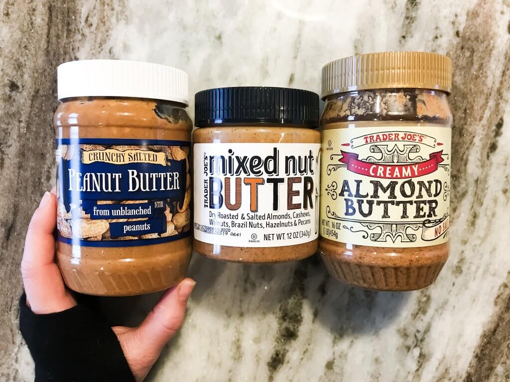 healthy trader joe's favorites nut butter
