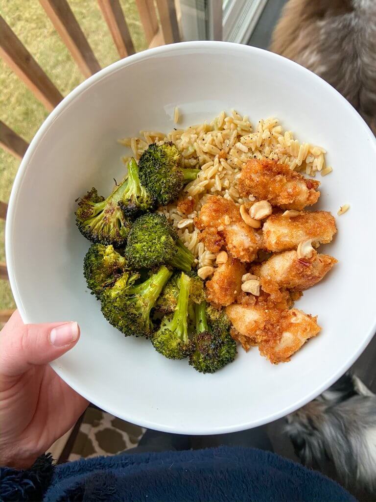 spicy almond cashew chicken