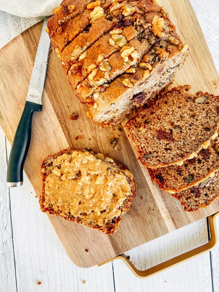 healthy banana bread recipe