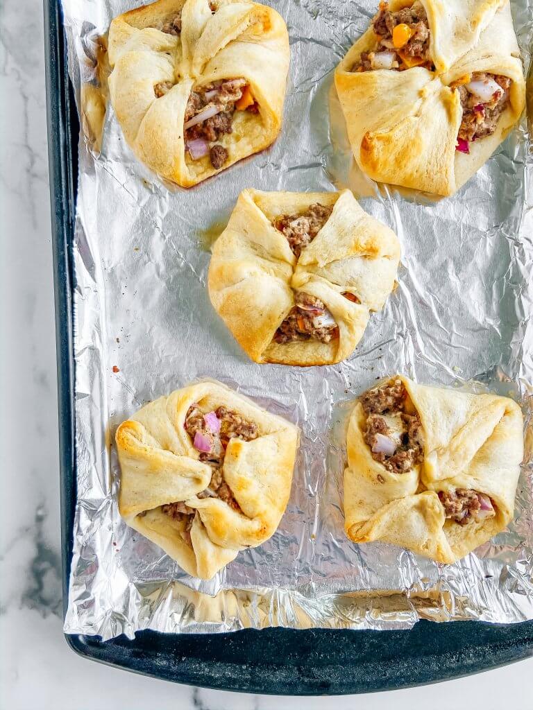 ground venison recipes, deer meat, venison cream cheese stuffed crescent rolls; delicious ways to cook venison