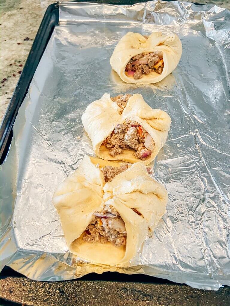 delicious ways to cook venison; ground venison recipes, venison cream cheese stuffed crescent rolls