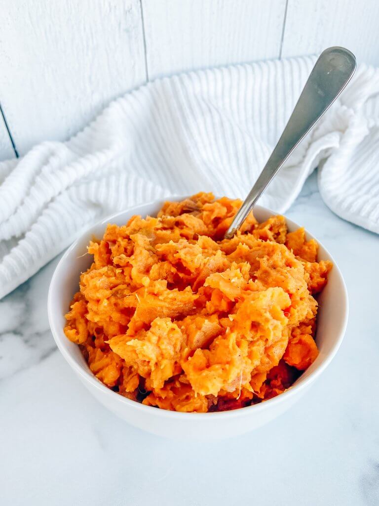 Savory Mashed Sweet Potatoes