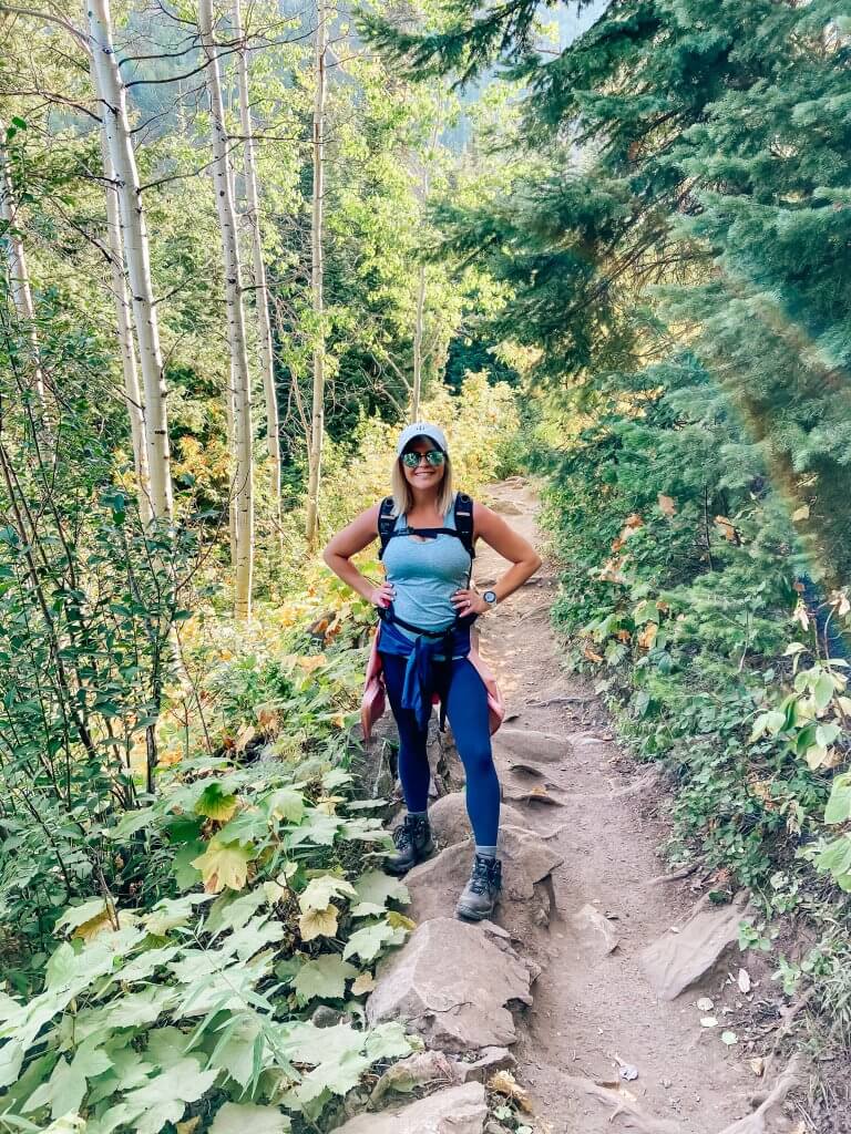 things to do in steamboat springs, colorado; hiking, fish creek falls, fit pregnancy 