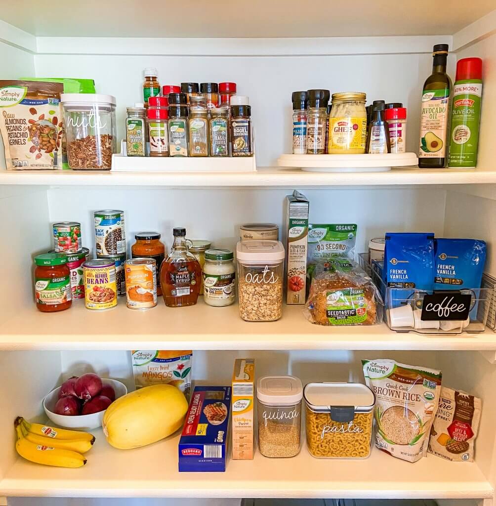 healthy living with ALDI USA; pantry organization