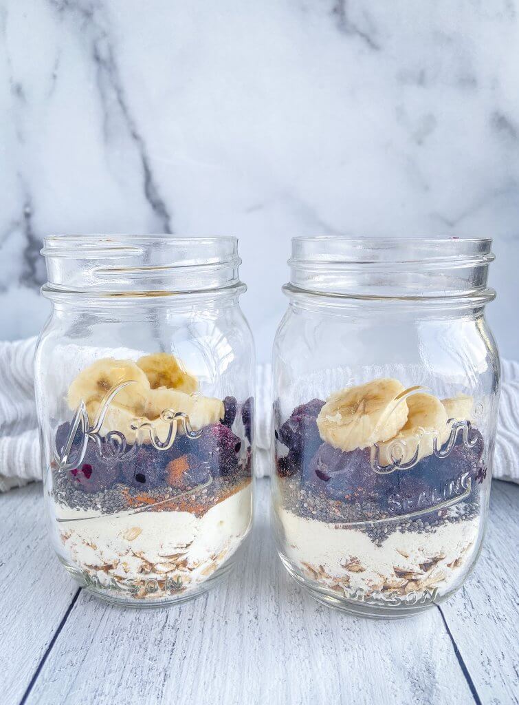5-minute protein overnight oats, ingredients 