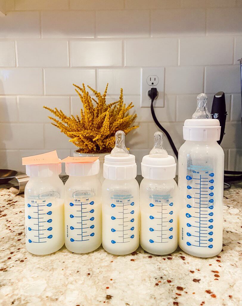 What to Expect When You're Expecting Baby #2; photo of baby bottles