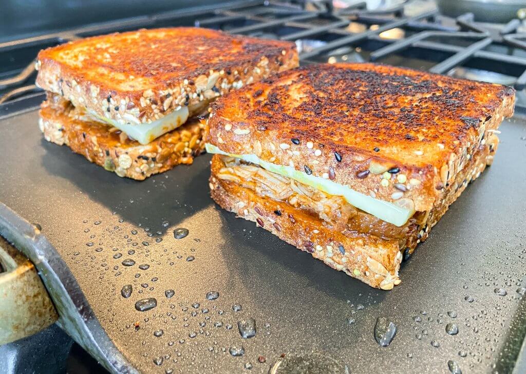 pulled pork grilled cheese recipe