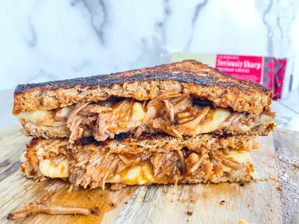 pulled pork grilled cheese recipe