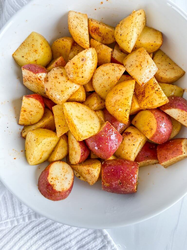 crispy roasted baby potatoes