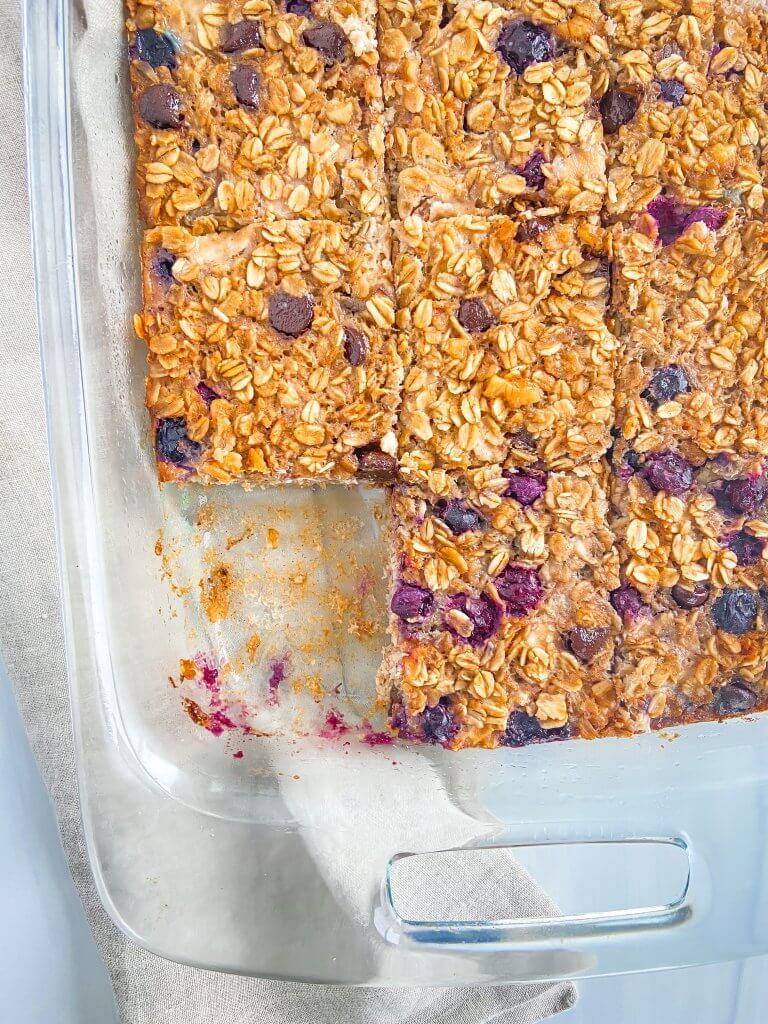 blueberry pecan baked oatmeal