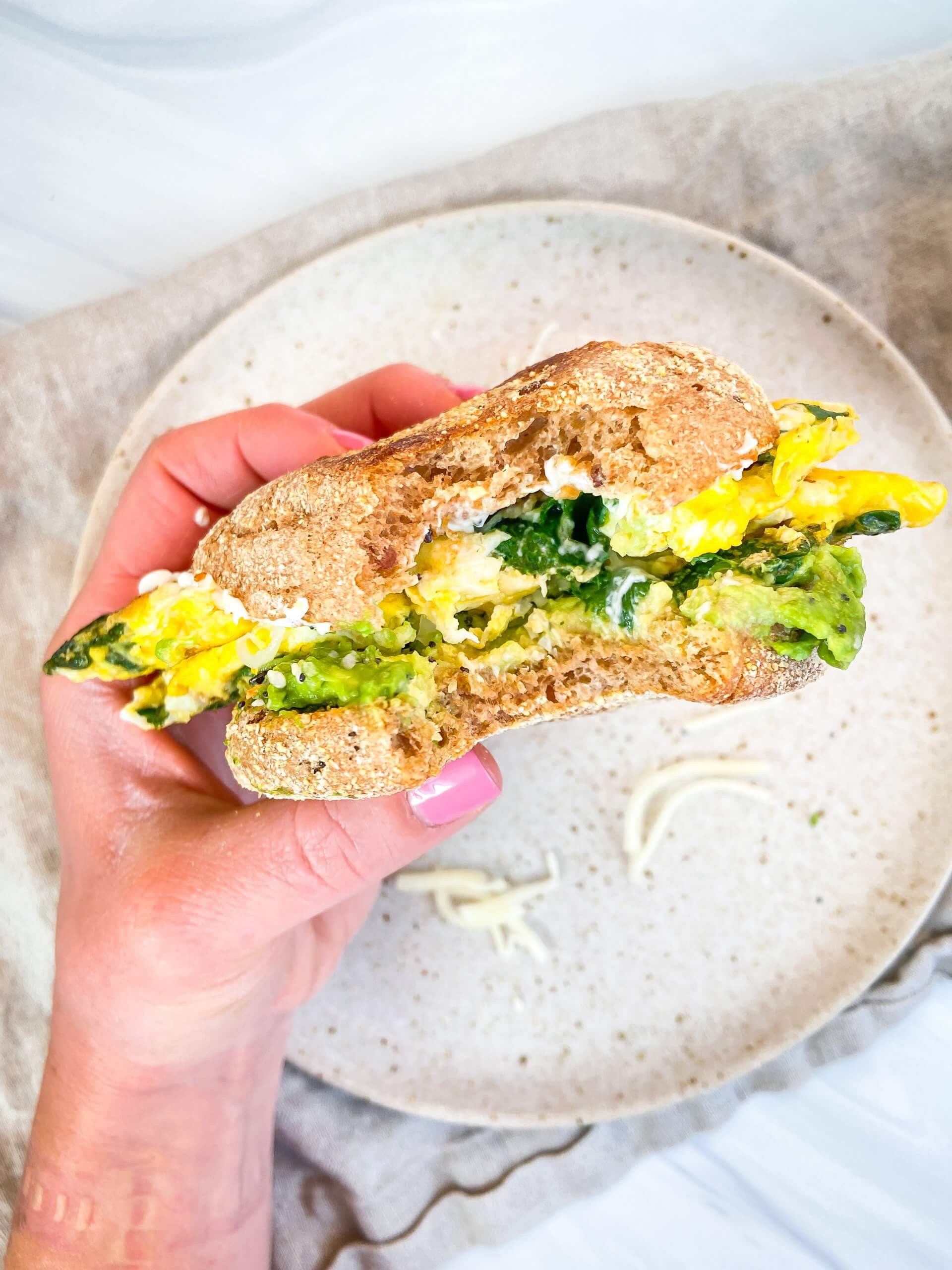 Avocado Egg Breakfast Sandwich