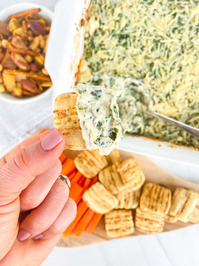 healthy baked spinach dip recipe