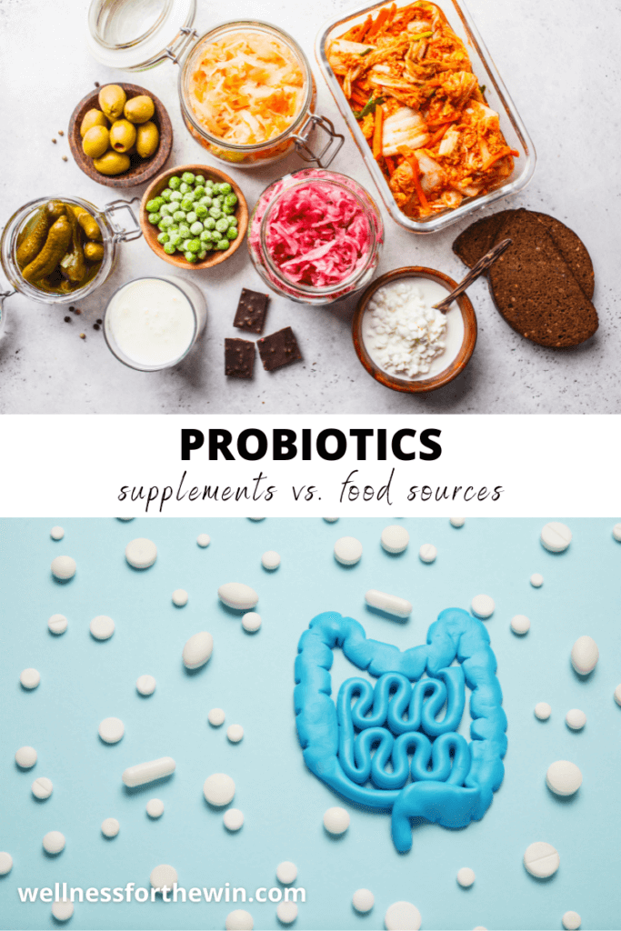 supplement recommendations and FAQs: probiotics supplements vs. foods and pros and cons 