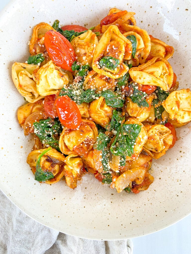 best blackstone griddle recipes, spinach tomato chicken tortellini 