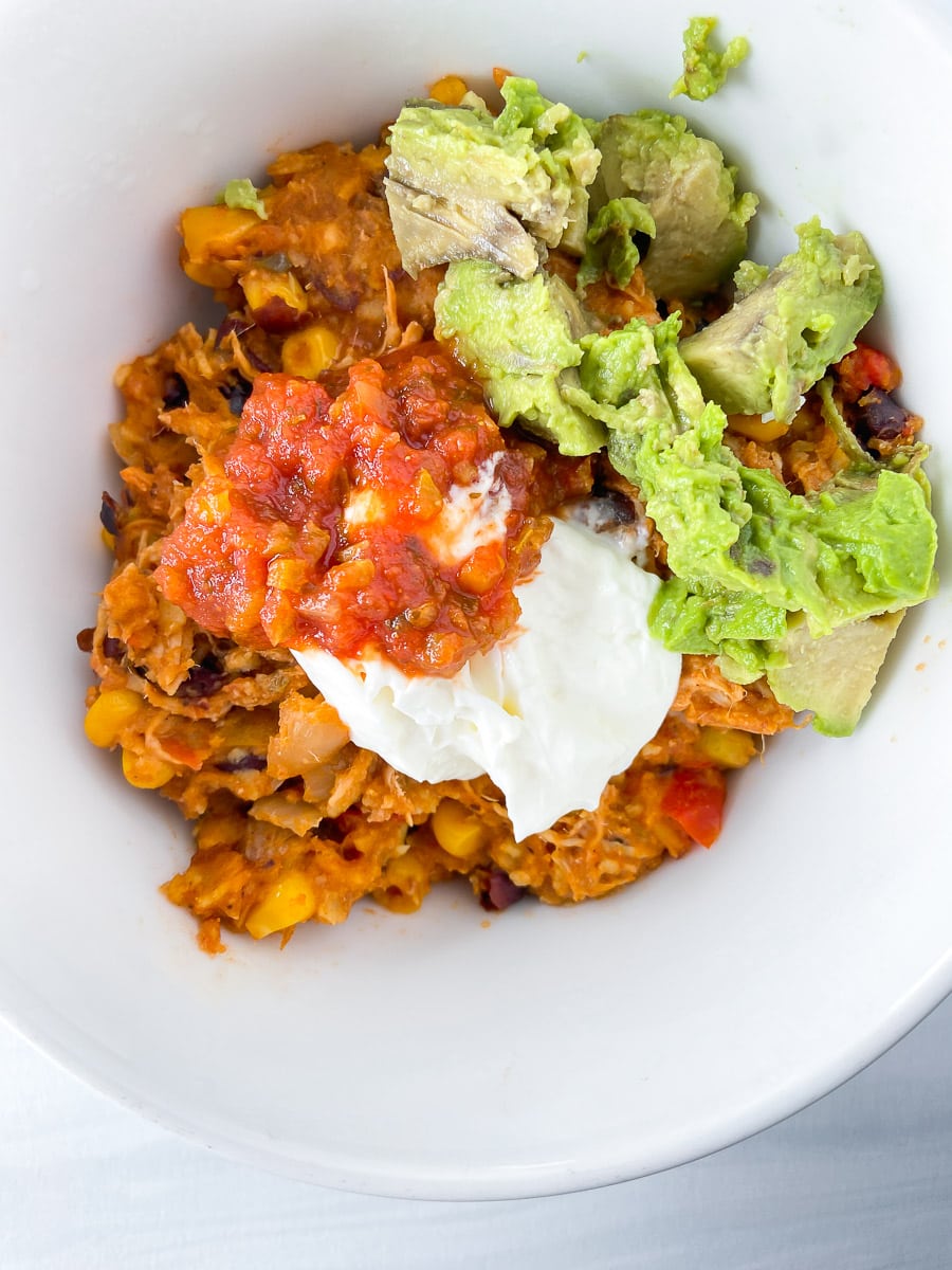 Slow Cooker Enchilada Casserole - I Heart Vegetables